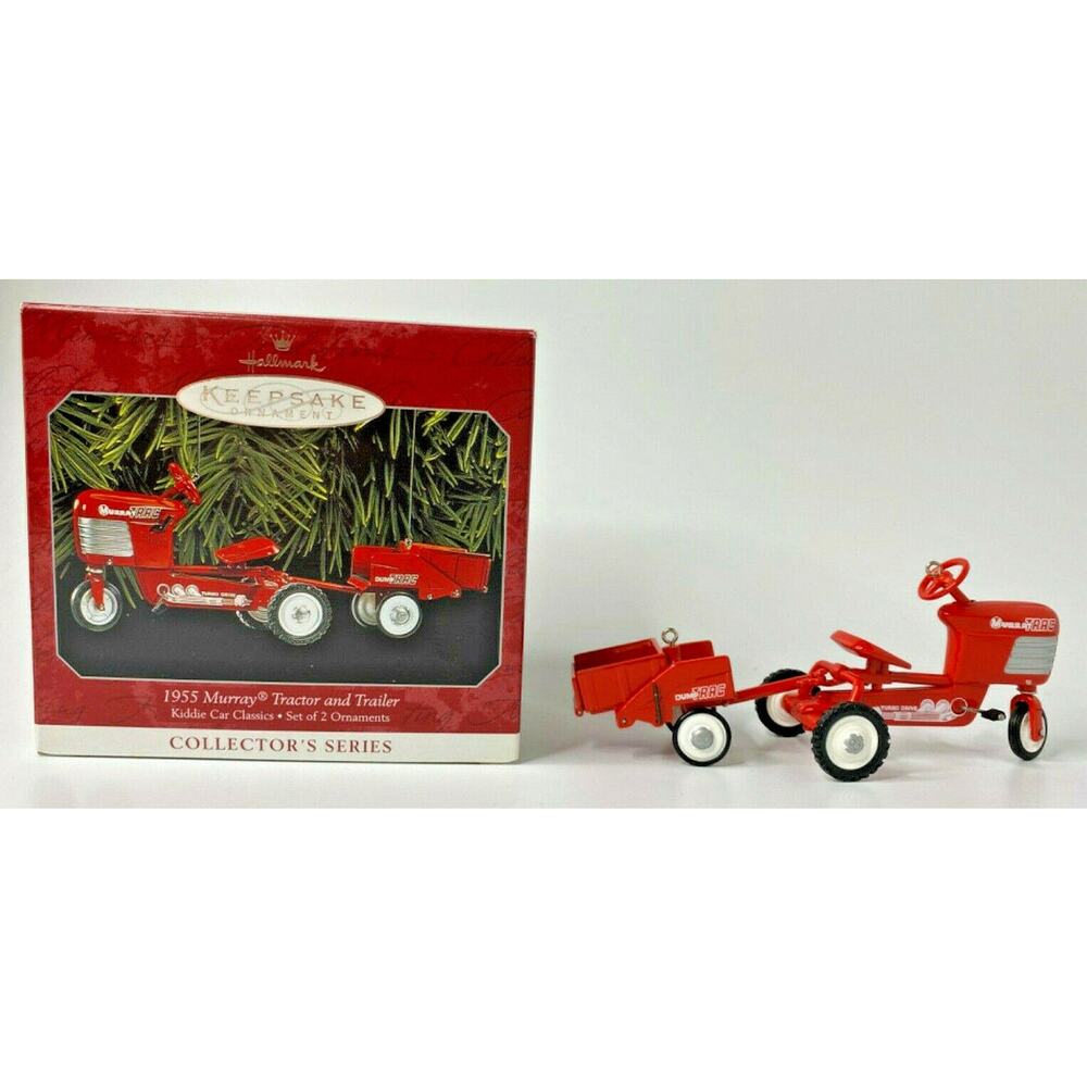 1998 Hallmark 1955‎ Murray Tractor and Trailer Ornaments U60/6376